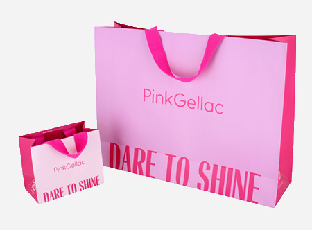 Pink Gellac luxe draagtassen